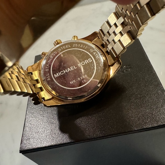 Men's Chronograph Lexington Gold-Tone Stainless Steel Bracelet Watch 45mm - Picture 3 of 6